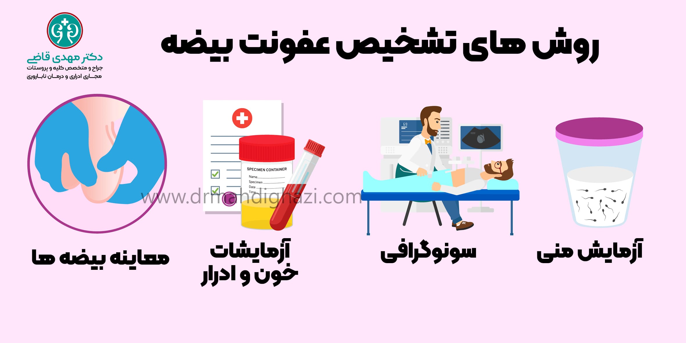 دکتر مهدی قاضی- روشهای تشخیص عفونت بیضه 