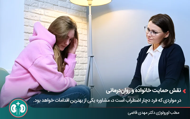 مدیریت استرس و حمایت روانشناختی در بیماران مبتلا به سرطان مثانه